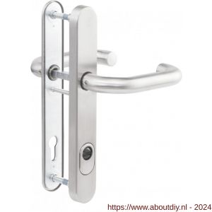 Maasland E-D116-AKK aluminium veiligheids deurbeslag kruk-kruk klasse 3 U vorm niet - A11300727 - afbeelding 1