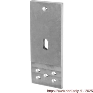 Maasland RP17 set van 2 montageplaatjes voor sluitplaat - A11301466 - afbeelding 1