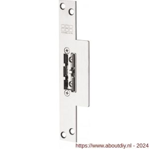 Maasland SI33U elektrische deuropener arbeidsstroom korte lipsluitplaat 10-24 V AC/DC impulsontgrendeling - A11300129 - afbeelding 1