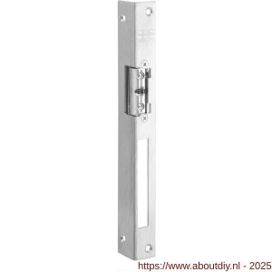 Maasland RST12UR elektrische deuropener ruststroom hoeksluitplaat 12-28 V dagschootsignalering DIN rechts - A11301678 - afbeelding 1
