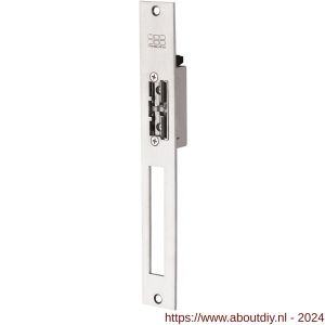 Maasland ST22U elektrische deuropener arbeidsstroom lange brede sluitplaat, 10-24 V AC/DC dagschootsignalering - A11300211 - afbeelding 1