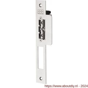 Maasland ST52UL elektrische deuropener arbeidsstroom lange Nemef sluitplaat hoekig 10-24 V AC/DC dagschootsignalering schootgeleider DIN - A11300224 - afbeelding 1