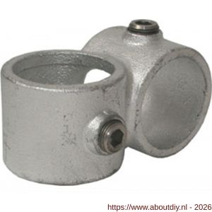 Norma buiskoppeling 161-A 90 graden kruisstuk 26,9 mm staal gegalvaniseerd - A11550660 - afbeelding 1