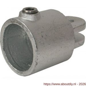 Norma buiskoppeling 173F-B scharnierdeel V 33,7 mm staal gegalvaniseerd - A11550648 - afbeelding 1