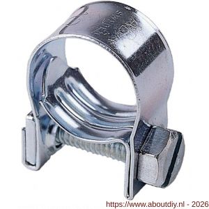 Aba slangklem Mini 7 mm verzinkt - A11551185 - afbeelding 2