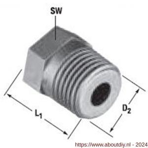 Norma slangverbinder koppeling Normaplast BST R 1/2 inch - A11551796 - afbeelding 1