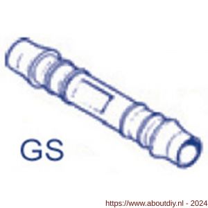 Norma slangkoppeling Normaplast Push-On slangconnector GS 4 mm - A11551650 - afbeelding 1