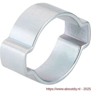 Norma slang oorklem 2 delig 2-Earclip 5-7 mm W1 verzinkt - A11552159 - afbeelding 1