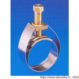 Veryflex klaphuisklem snelsluit slangklem 60-80/9 mm RVS 430 - A11552276 - afbeelding 2