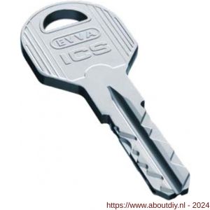Evva nieuw zilver sleutel geleverd als nalevering zonder cilinder - A22102726 - afbeelding 1