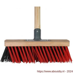 Talen Tools X-bezem buiten 30 cm rood-zwart los - A20500429 - afbeelding 1