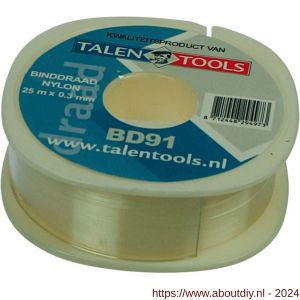 Talen Tools nylon binddraad 25 m x 3 mm - A20500660 - afbeelding 1