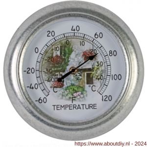 Talen Tools thermometer analoog rond 25 cm - A20501660 - afbeelding 1