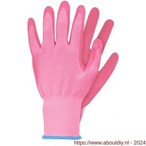 Talen Tools werkhandschoen latex roze maat M - A20500144 - afbeelding 1