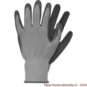 Talen Tools werkhandschoen latex grijs maat XL - A20500152 - afbeelding 1
