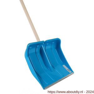 Talen Tools sneeuwruimer 40 cm blauw kunststof met steel - A20501240 - afbeelding 1