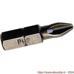 QZ 890 bit Phillips PH 2x25 mm staal - A50001844 - afbeelding 1