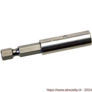 QZ 898 bithouder met binnenring magnetisch 1/4 inch x 60 mm staal - A50001898 - afbeelding 1