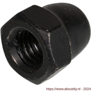 Blackline dopmoer HCP zwart DIN 1587 M6 blister 25 stuks - A51401795 - afbeelding 1