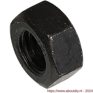 Blackline zeskantmoer HCP zwart DIN 934 M6 blister 25 stuks - A51401941 - afbeelding 1