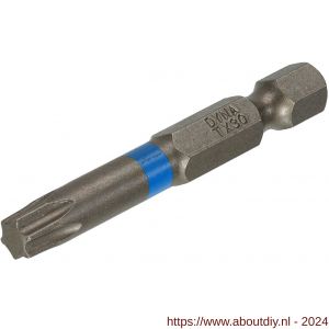 Dynaplus schroefbit 50 mm Torx TX 30 blauw blister 5 stuks - A51407085 - afbeelding 1