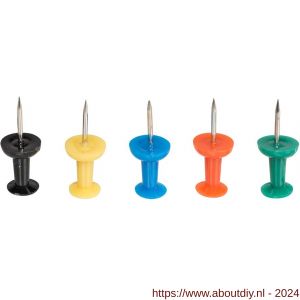 Homefix prikbordstopper diverse kleuren blister 15 stuks - A51406754 - afbeelding 1