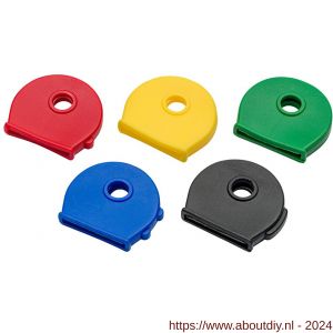 Homefix sleutelkap diverse kleuren rond blister 5 stuks - A51407028 - afbeelding 1