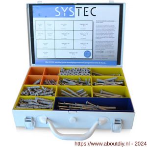 Systec assortimentskoffer nylon plug en slagplug - A51400088 - afbeelding 1