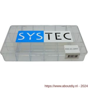 Systec assortimentsdoos Organizer 18-vaks leeg - A51407065 - afbeelding 1
