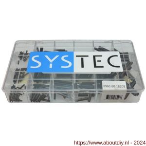 Systec assortimentsdoos 18-vaks spanbus staal blank DIN 1481 - A51400059 - afbeelding 1