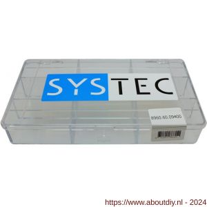 Systec assortimentsdoos Organizer 9-vaks leeg - A51407066 - afbeelding 1