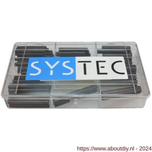 Systec assortimentsdoos 9-vaks spanbus staal blank DIN 1481 - A51400071 - afbeelding 1