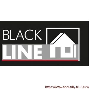 Blackline scharnierschroef HCP zwart platkop PK 7 mm Torx TX 20 met snijpunt 4.0x40 mm blister 20 stuks - A51407260 - afbeelding 1