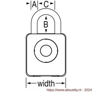 De Raat Security hangslot bluetooth Master Lock Select Access Bluetooth 4400 EURD - A51260000 - afbeelding 2