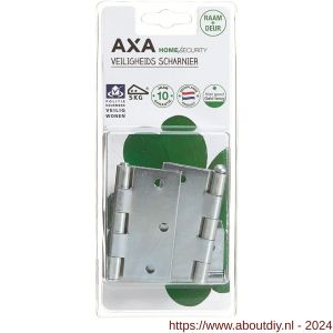 AXA veiligheidsscharnier ongelagerd set 3 stuks - A21600189 - afbeelding 2