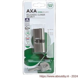 AXA dubbele veiligheidscilinder Security verlengd 30-35 - A21600074 - afbeelding 1