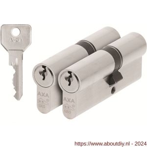 AXA dubbele veiligheidscilinder set 2 stuks gelijksluitend Security verlengd 35-45 - A21600047 - afbeelding 1