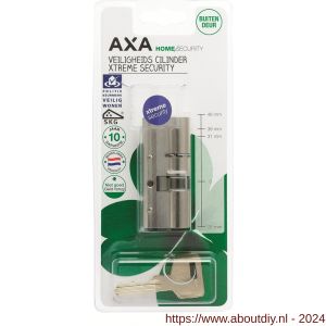 AXA dubbele veiligheidscilinder Xtreme Security verlengd 30-45 - A21600137 - afbeelding 2