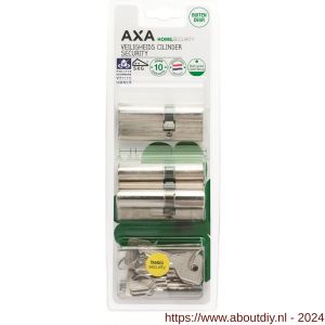 AXA dubbele veiligheidscilinder set 3 stuks Security verlengd 30-45 - A21600055 - afbeelding 2