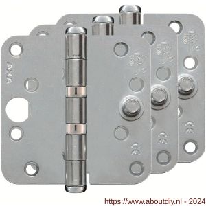 AXA veiligheidsscharnier set 3 stuks kogellager - A21600270 - afbeelding 1