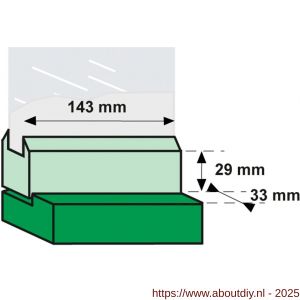 AXA Combi-raamuitzetter AXAflex Classic - A21601010 - afbeelding 2