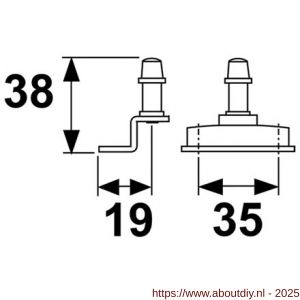 AXA uitzetterpen Habilis HS - A21601050 - afbeelding 2