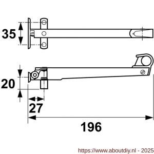 AXA Combi-raamuitzetter AXAflex Classic - A21601011 - afbeelding 3
