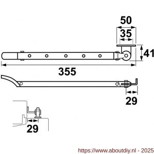 AXA raamuitzetter Elite - A21600941 - afbeelding 3