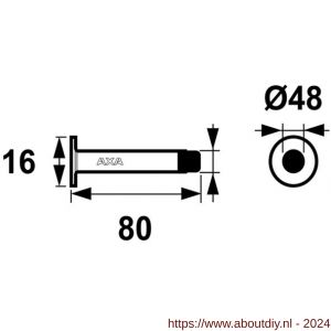 AXA deurstopper WS16 - A21600698 - afbeelding 2