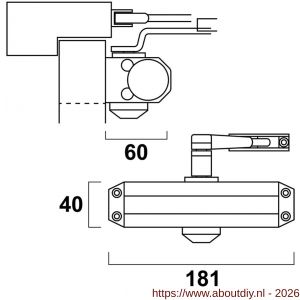 AXA deurdranger 7505 - A21600533 - afbeelding 2