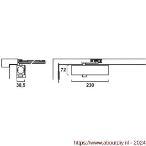 AXA deurdranger 1110 - A21600536 - afbeelding 2