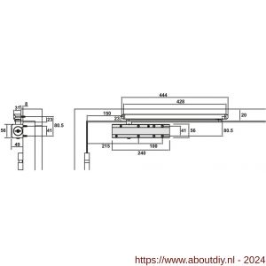 AXA deurdranger 2320BT - A21600542 - afbeelding 2