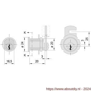 AXA automatencilinder 72210 - A21600141 - afbeelding 2
