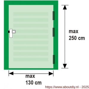 AXA Anti-paniek duwknop horizontale schoot - A21600526 - afbeelding 2